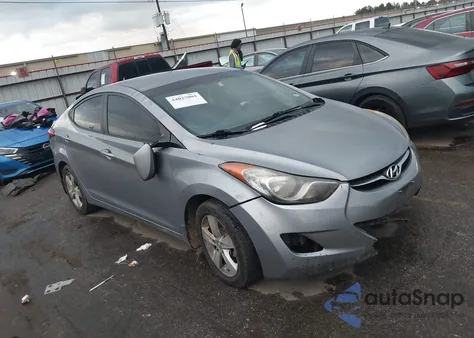 2013 Hyundai Elantra Gls из США, поврежденный, VIN KMHDH4AE4DU905086